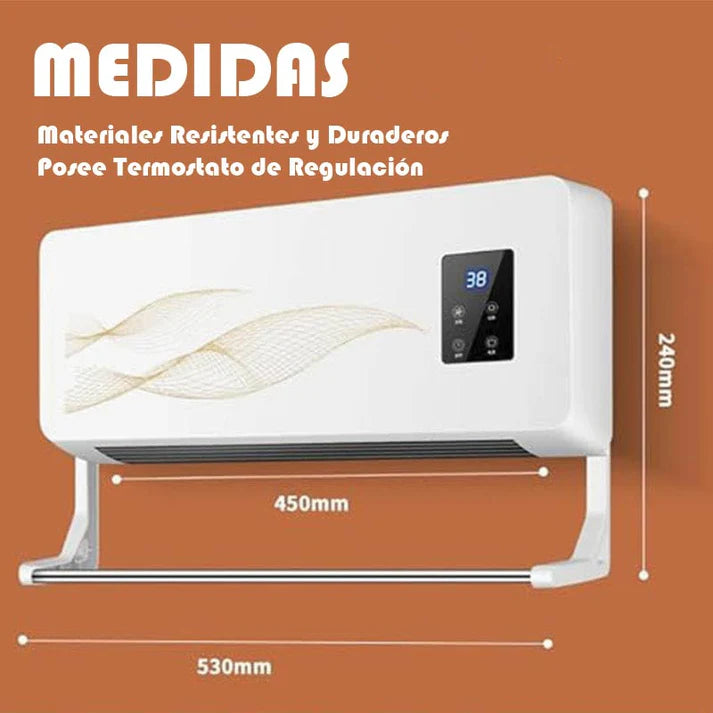 CALEFACTOR CON BARRA PARA SECADO (PARA PARED)