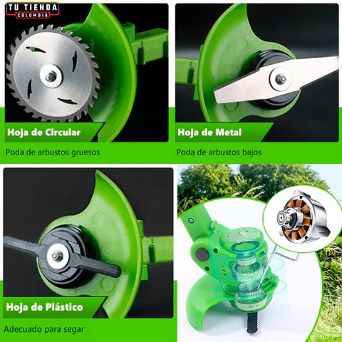 🌿 CORTADORA DE CÉSPED ELÉCTRICA INALÁMBRICA – LIBERTAD Y PRECISIÓN EN CADA CORTE