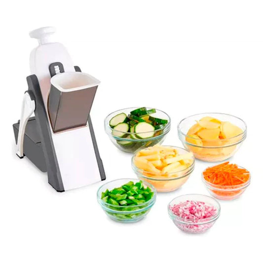 🥒 PICADOR Y REBANADOR MULTIFUNCIONAL PREMIUM – CORTES PERFECTOS EN SEGUNDOS