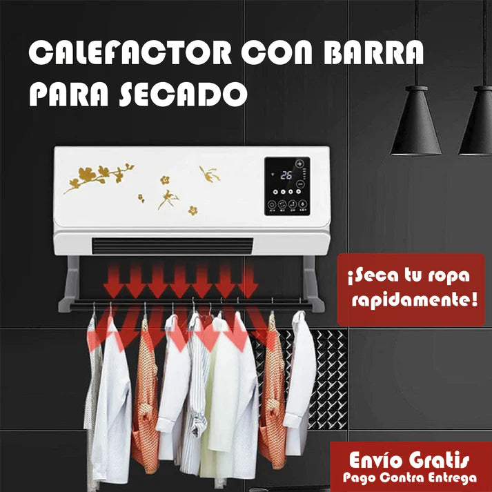 CALEFACTOR CON BARRA PARA SECADO (PARA PARED)
