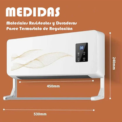 CALEFACTOR CON BARRA PARA SECADO (PARA PARED)