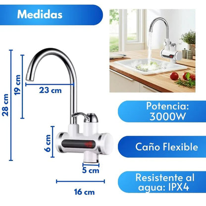 Calentador de Grifo Con 3000W