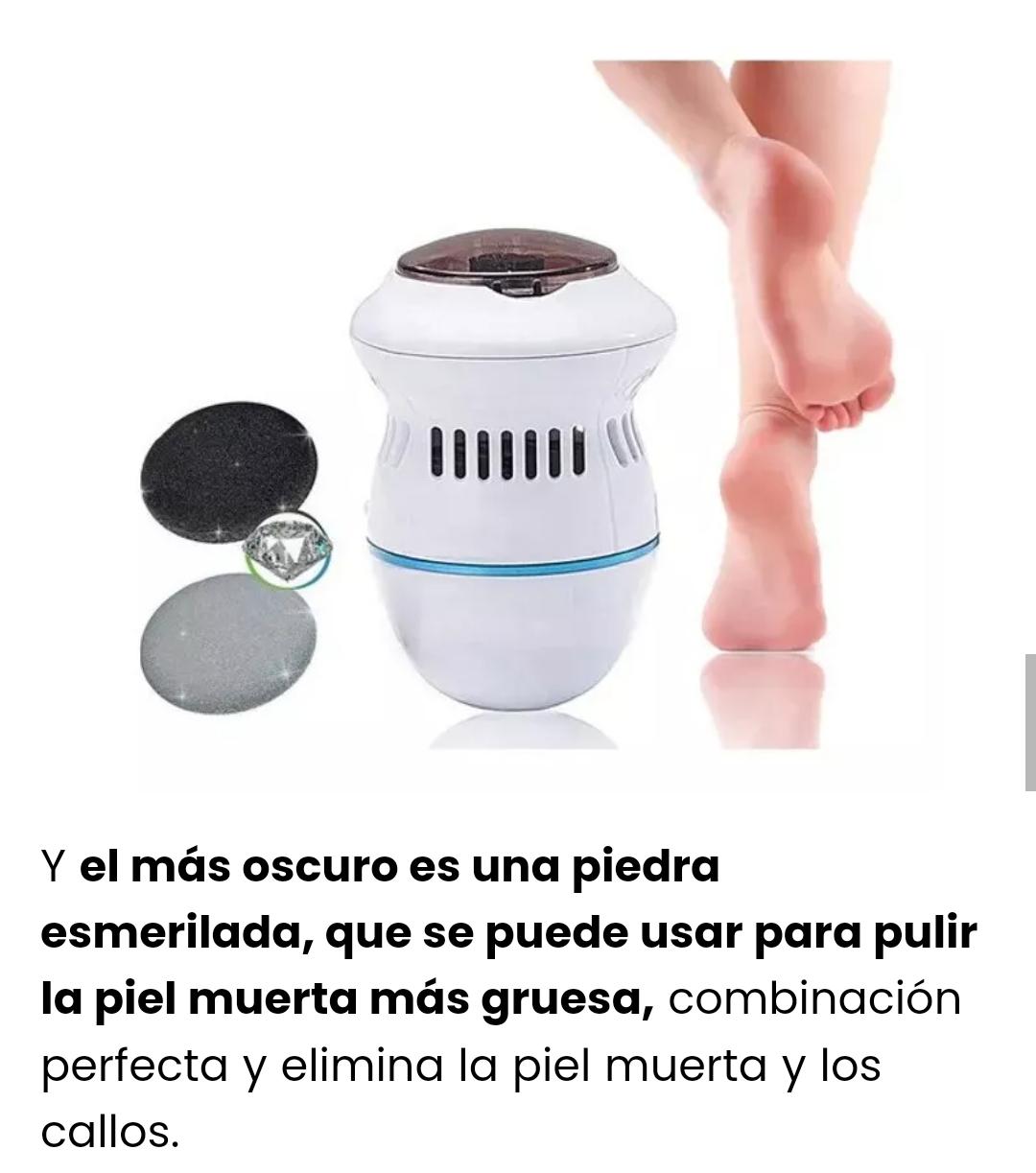 👣 REMOVEDOR DE CALLOS ELÉCTRICO – PIES SUAVES SIN IR AL SALÓN