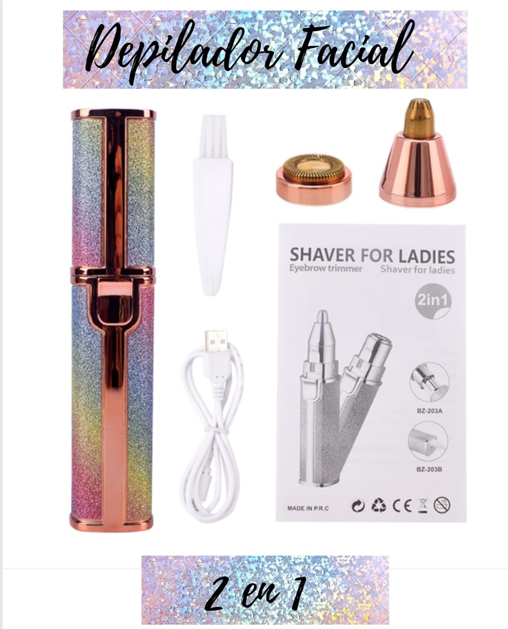 ✨ FLAWLESS DEPILADOR FACIAL PORTÁTIL 2 EN 1 – SUAVIDAD Y PRECISIÓN AL INSTANTE ✨