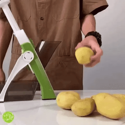 🥒 PICADOR Y REBANADOR MULTIFUNCIONAL PREMIUM – CORTES PERFECTOS EN SEGUNDOS