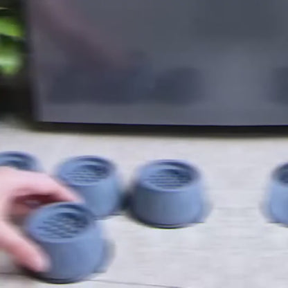 🏠 PACK DE 4 SOPORTES ANTIVIBRACIÓN PARA LAVADORA Y SECADORA 🔇