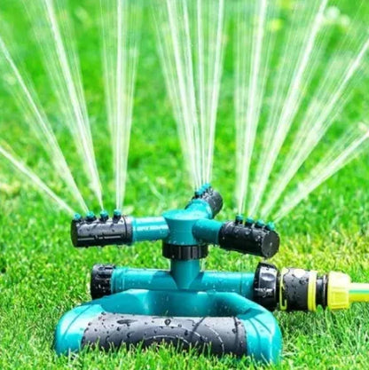 💦 REGADOR GIRATORIO AUTOMÁTICO 360° – EFICIENCIA Y PRECISIÓN PARA TU JARDÍN – AQUATWIST DUO